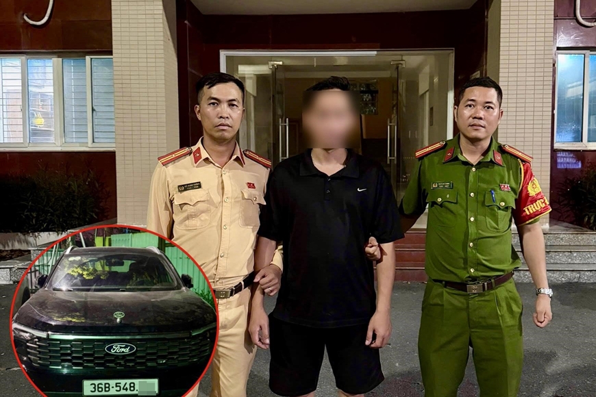 Hà Nội: Xác minh, bàn giao tài xế không chấp hành hiệu lệnh của Cảnh sát giao thông trên đường Nguyễn Hoàng