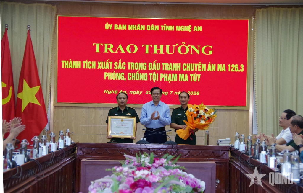 Bộ đội Biên phòng Nghệ An lập chiến công trong đấu tranh ma túy
