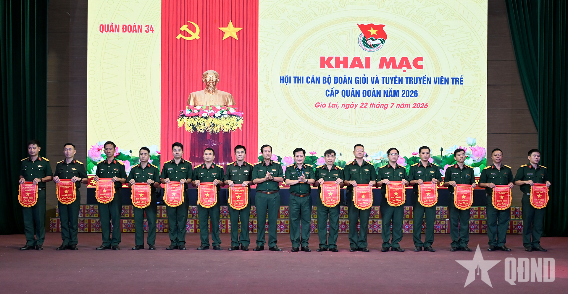 Quân đoàn 34 khai mạc Hội thi cán bộ Đoàn giỏi và Tuyên truyền viên trẻ

