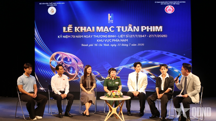TP Hồ Ch&iacute; Minh: Khai mạc Tuần phim kỷ niệm 79 năm Ng&agrave;y Thương binh - Liệt sĩ