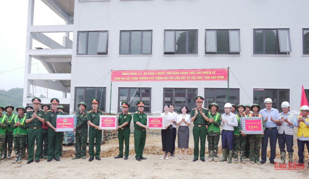 Cao Bằng: Đẩy nhanh tiến độ xây dựng trường nội trú biên giới


