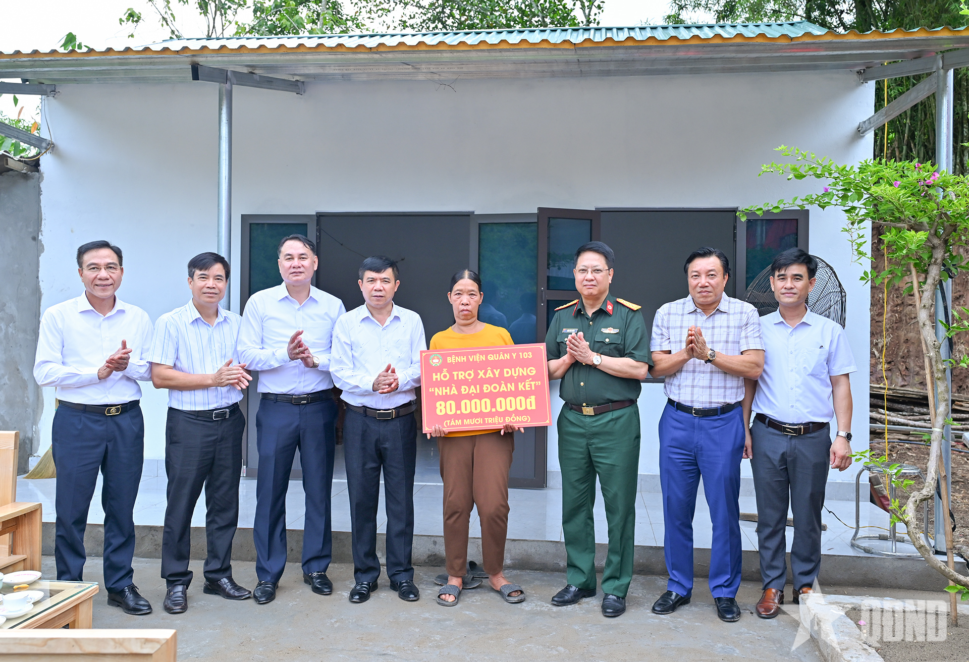 Bệnh viện Quân y 103 thực hiện nhiều hoạt động chính sách tại Phú Thọ