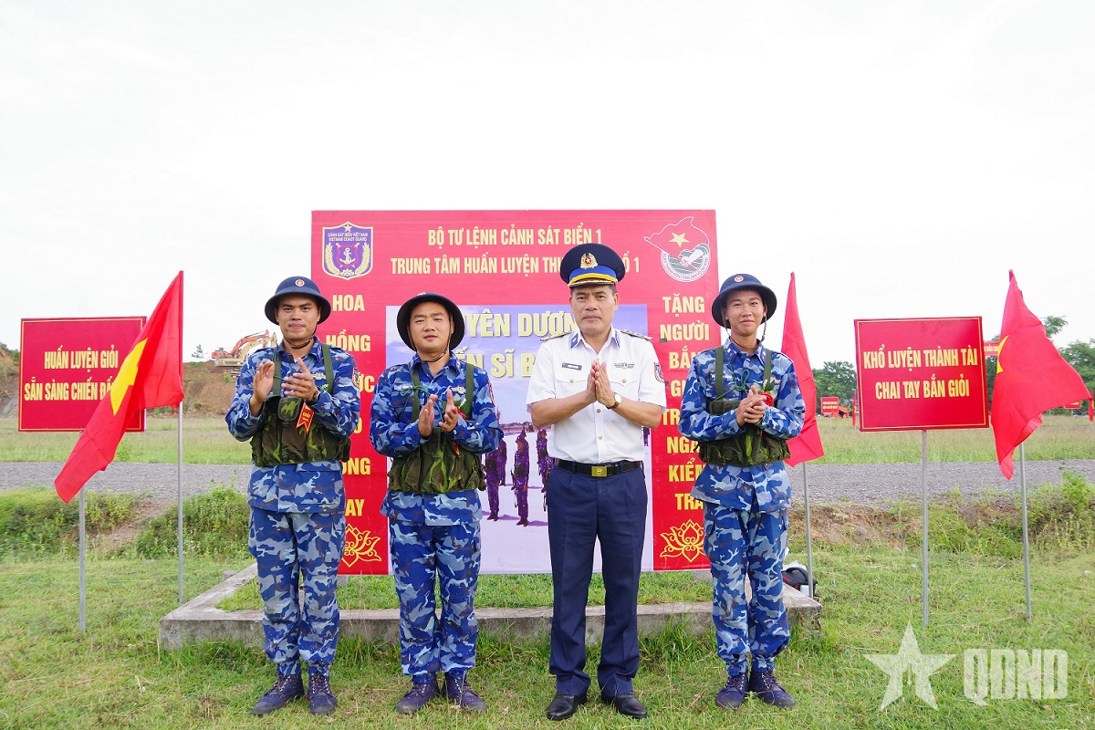 Bộ tư lệnh Vùng Cảnh sát biển 1: Kiểm tra bắn đạn thật, đánh giá thực chất chất lượng đào tạo Tiểu đội trưởng bộ binh