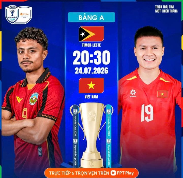 Tin thể thao (24-7): Đội tuyển Việt Nam chạm trán Timor Leste tại ASEAN Cup