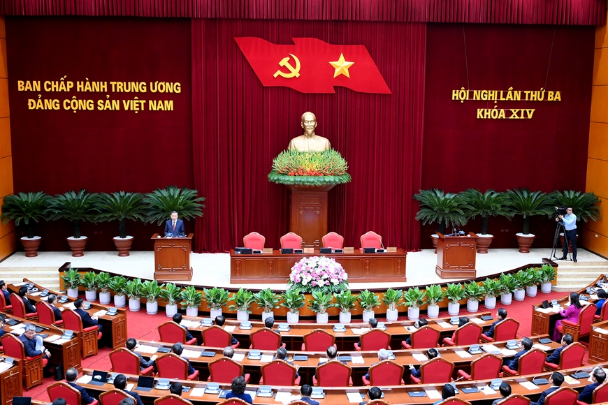 Bế mạc Hội nghị lần thứ ba Ban Chấp hành Trung ương Đảng khóa XIV