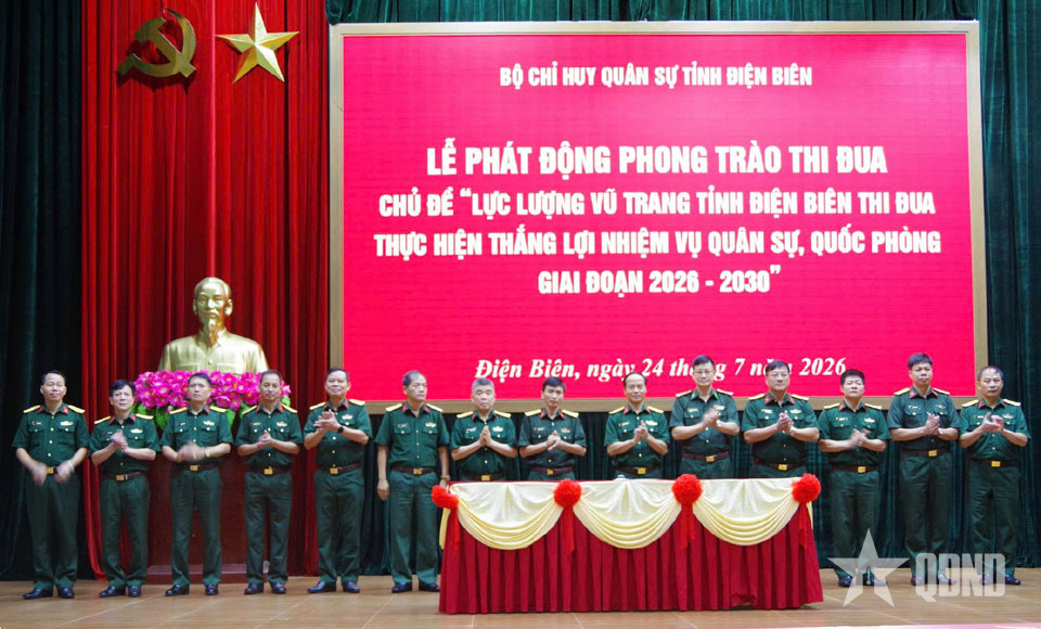 Bộ CHQS tỉnh Điện Biên thi đua thực hiện thắng lợi nhiệm vụ quân sự, quốc phòng
