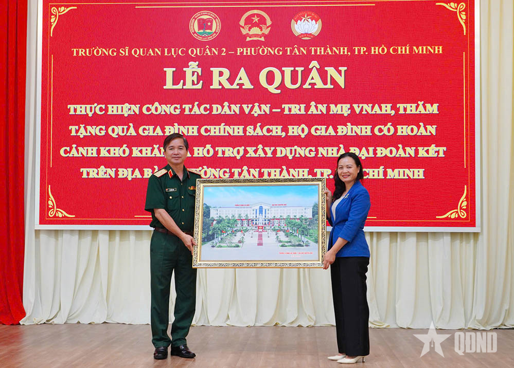 Trường Sĩ quan Lục quân 2 gắn bó nghĩa tình với nhân dân