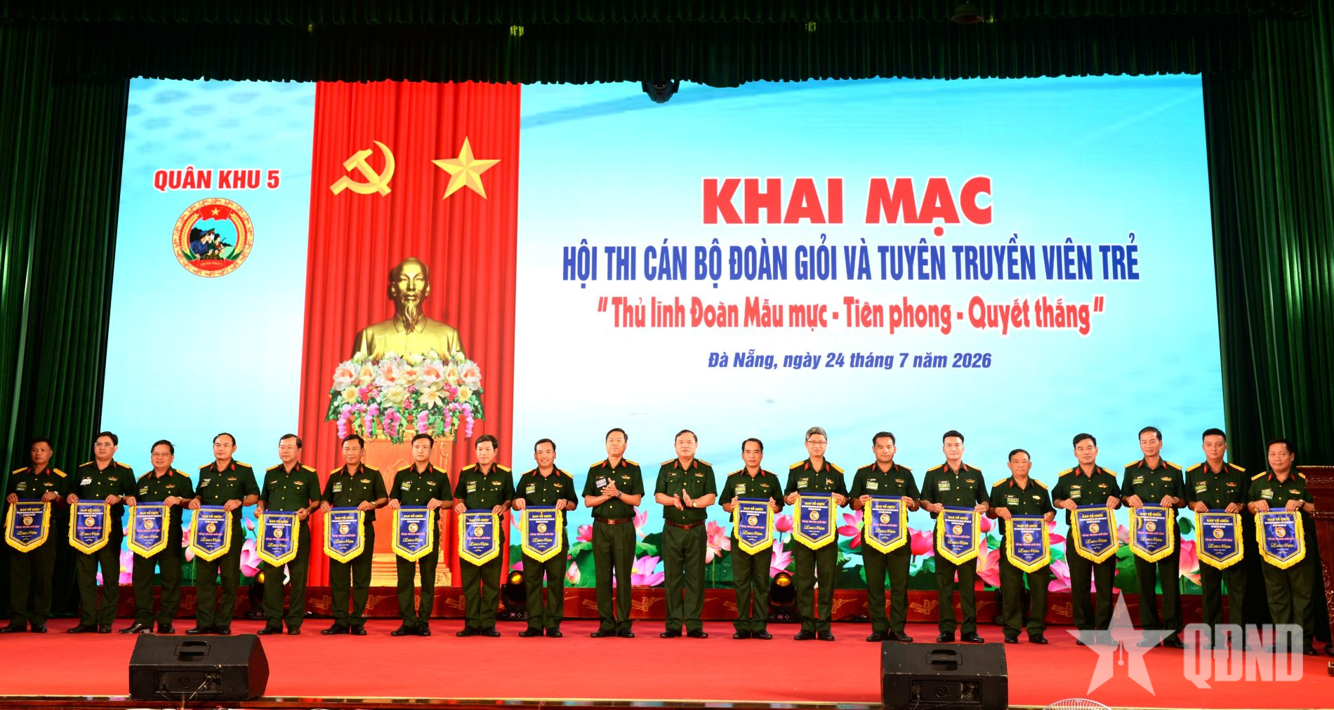 Quân khu 5 đánh giá toàn diện chất lượng đội ngũ cán bộ đoàn và tuyên truyền viên trẻ