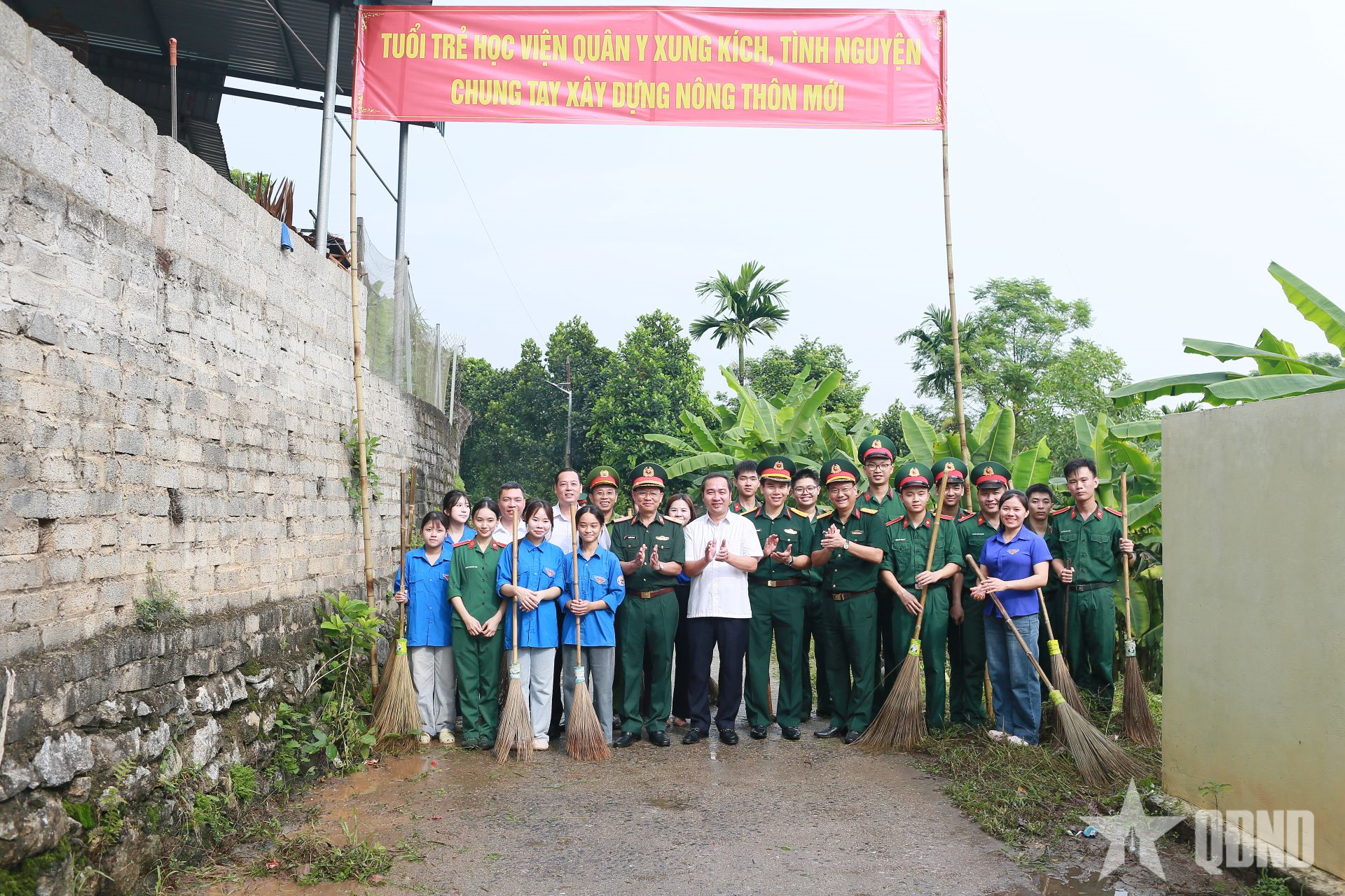 Học viện Quân y tổ chức “Hành quân về nguồn” tại Thái Nguyên

