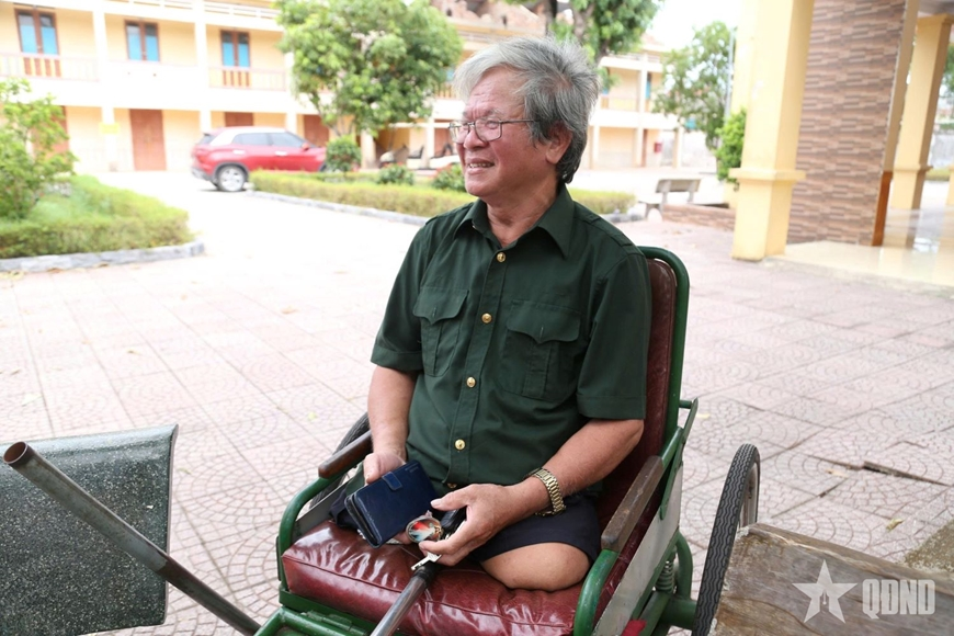 Thương binh Trần Viết Sáng: Đôi chân mất, ý chí còn