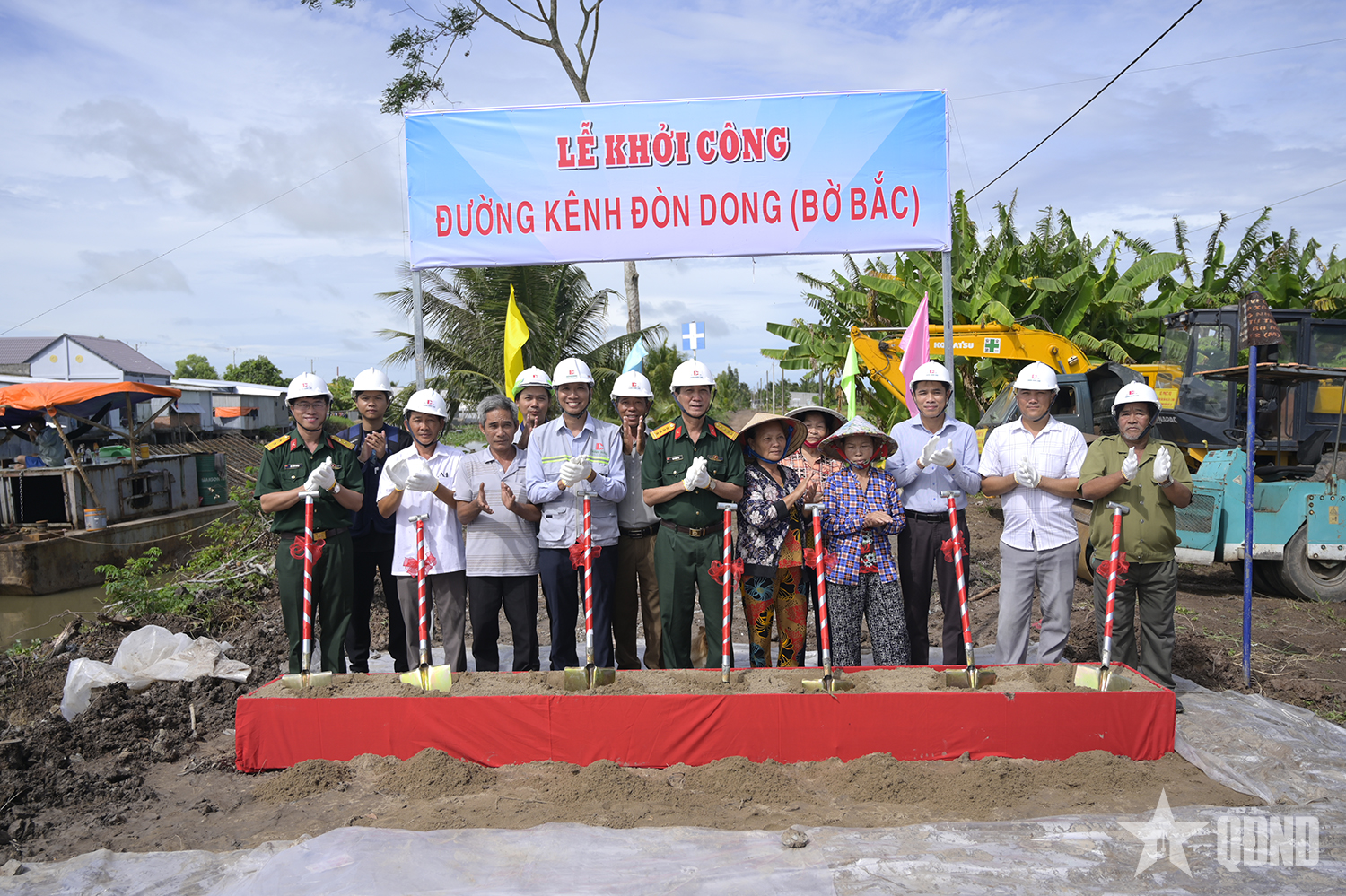 An Giang: Khởi công tuyến đường kênh Đòn Dong