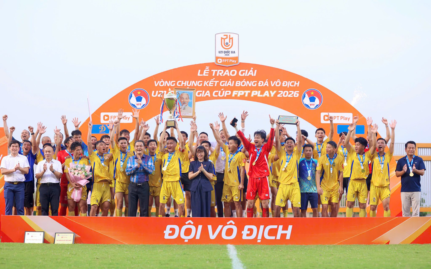 U21 Sông Lam Nghệ An vô địch Giải bóng đá vô địch U21 Quốc gia 2026

