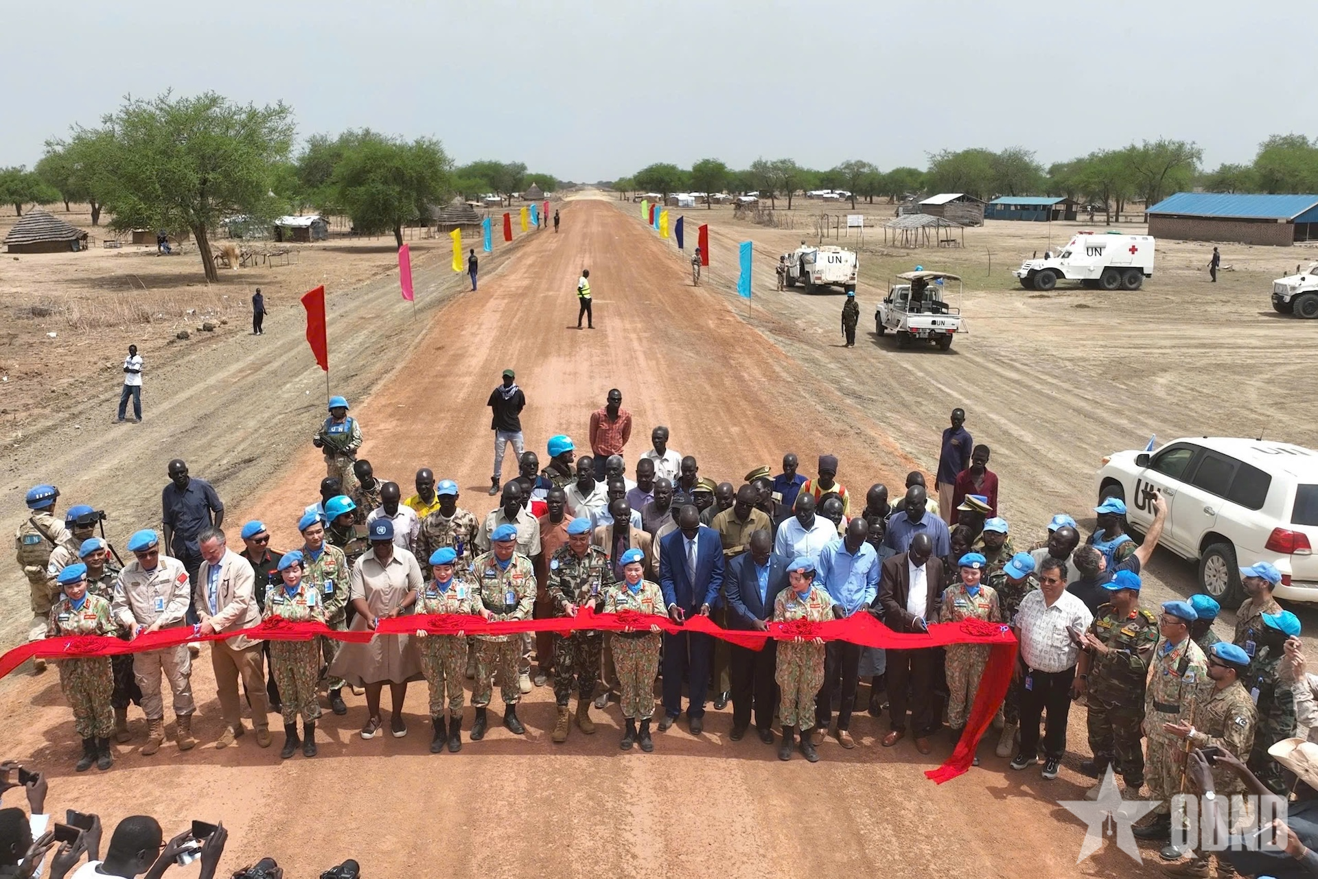 Dấu ấn Việt Nam ở Abyei - Bài 1: Ghi dấu ấn trên công trình tầm vóc