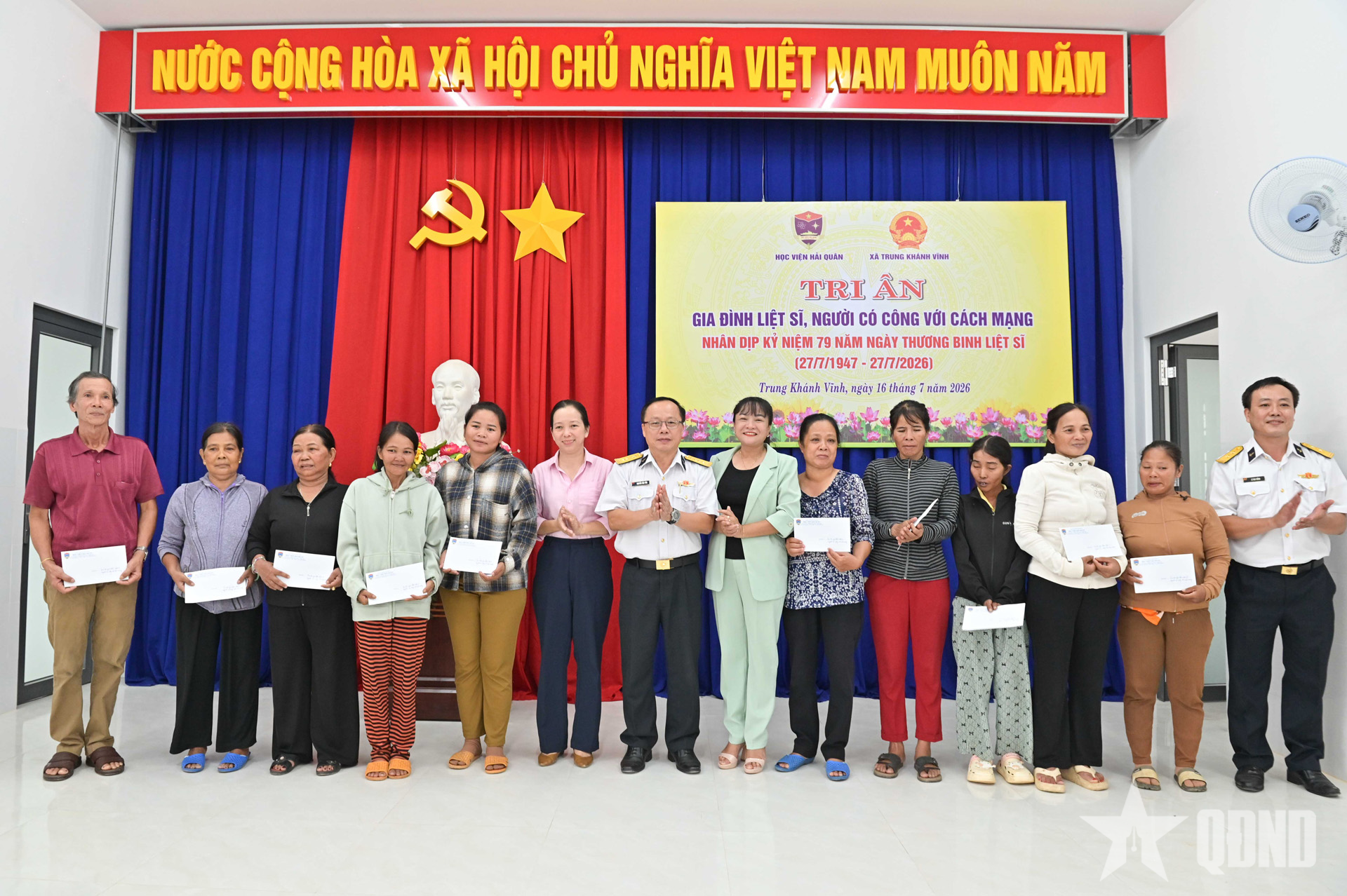 Học viện Hải quân tổ chức nhiều hoạt động ý nghĩa dịp kỷ niệm 79 năm Ngày Thương binh - Liệt sĩ