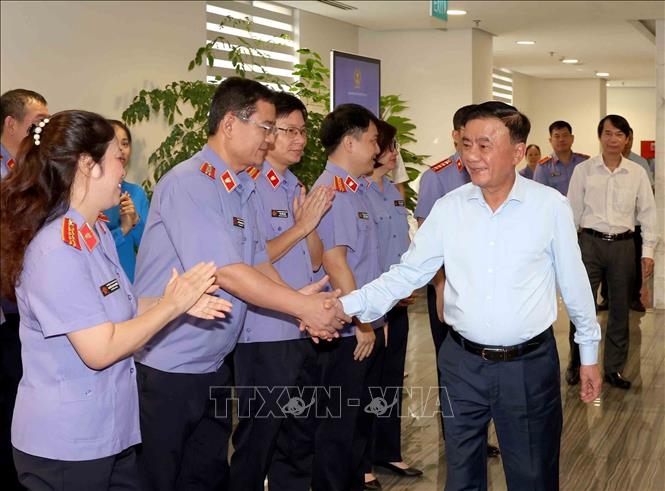 Thường trực Đảng ủy các cơ quan Đảng Trung ương làm việc với Viện Kiểm sát nhân dân tối cao