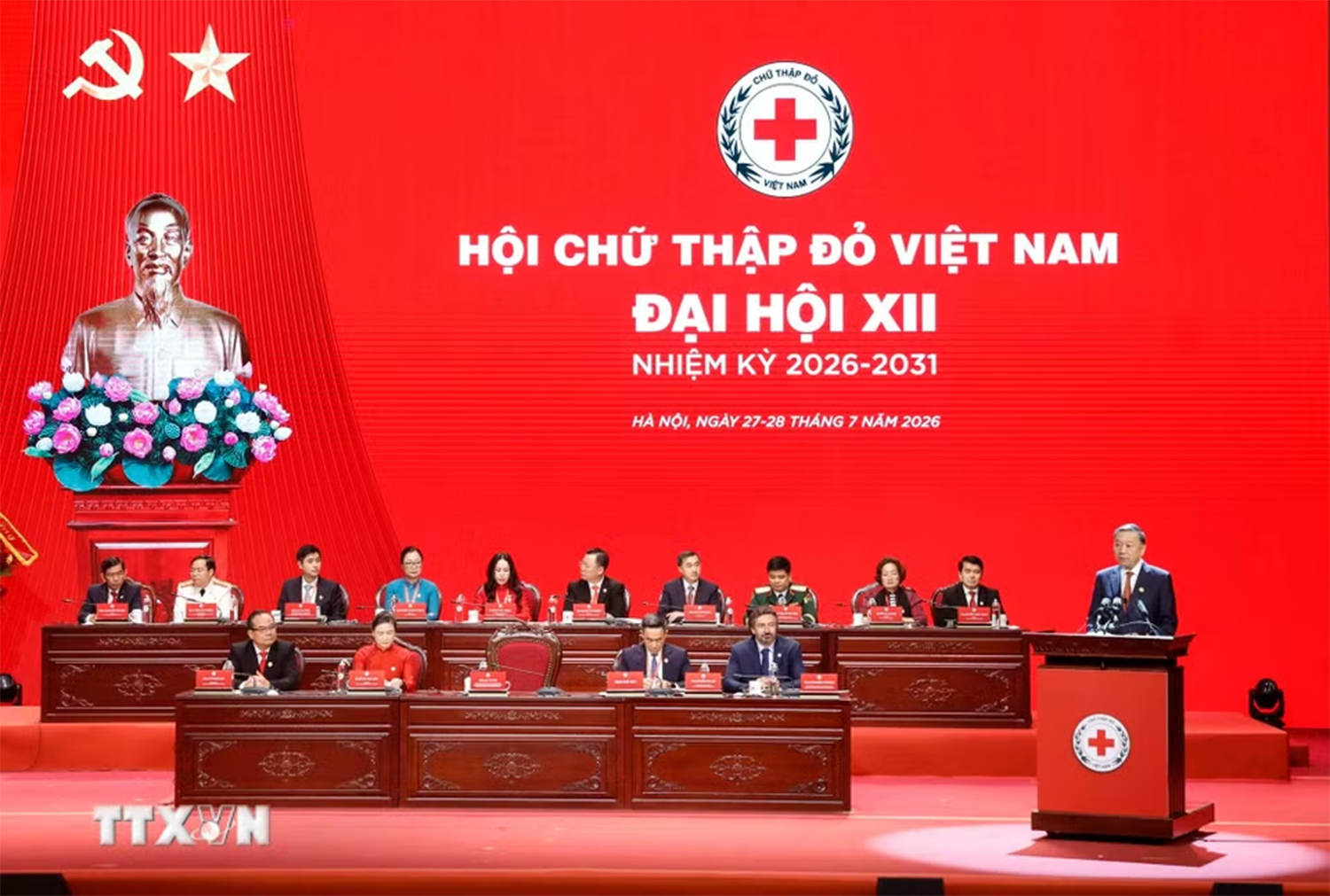 Phát biểu của Tổng Bí thư, Chủ tịch nước Tô Lâm tại Đại hội đại biểu toàn quốc Hội Chữ thập đỏ Việt Nam lần thứ XII
