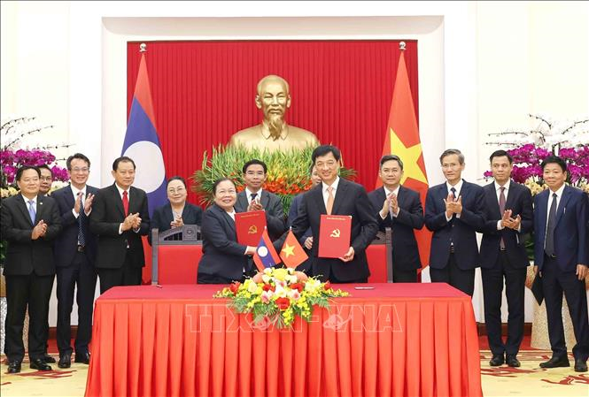 Tăng cường hợp tác giữa hai Ban Tổ chức Trung ương của Đảng Cộng sản Việt Nam và Đảng Nhân dân Cách mạng Lào
