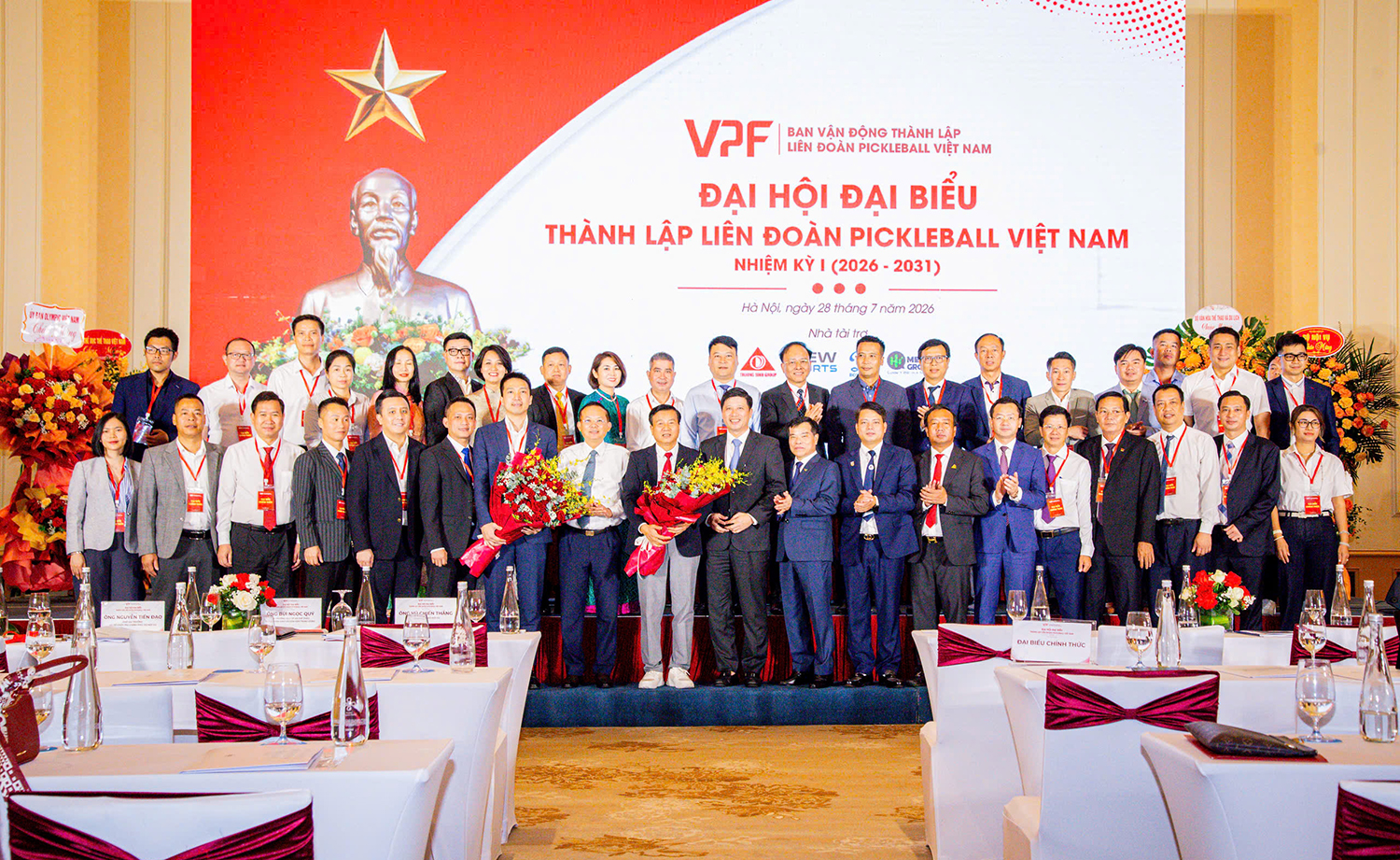 Ông Lê Văn Thành được bầu làm Chủ tịch Liên đoàn Pickleball Việt Nam

