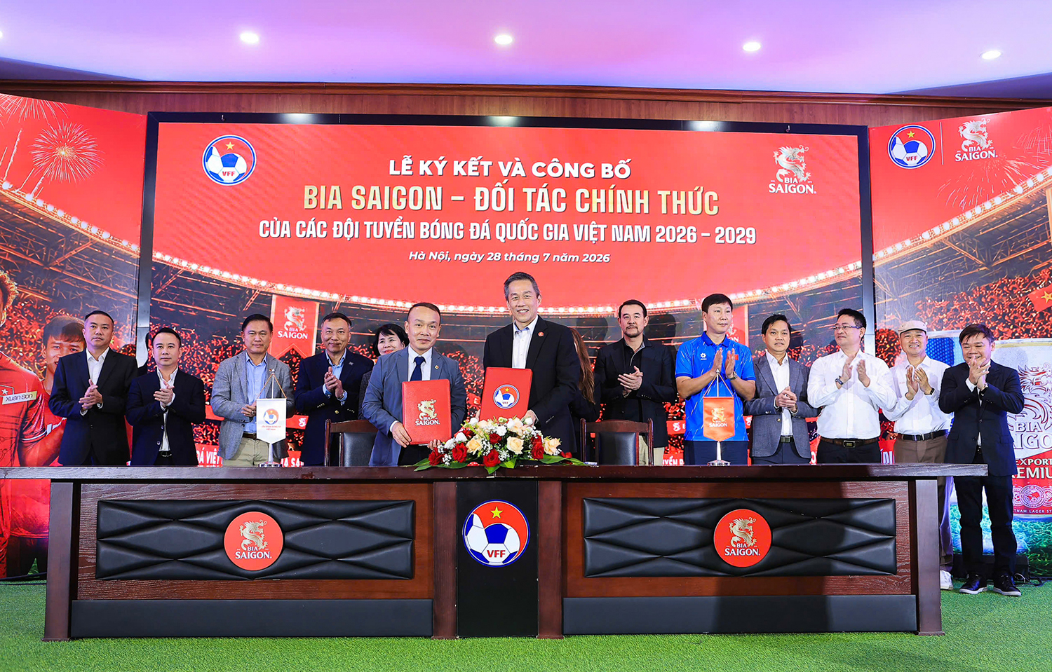Công bố đối tác chính thức của các đội tuyển bóng đá quốc gia Việt Nam

