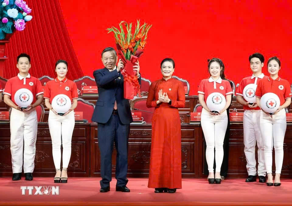 Tổng Bí thư, Chủ tịch nước Tô Lâm dự Đại hội Chữ thập đỏ Việt Nam lần thứ XII

