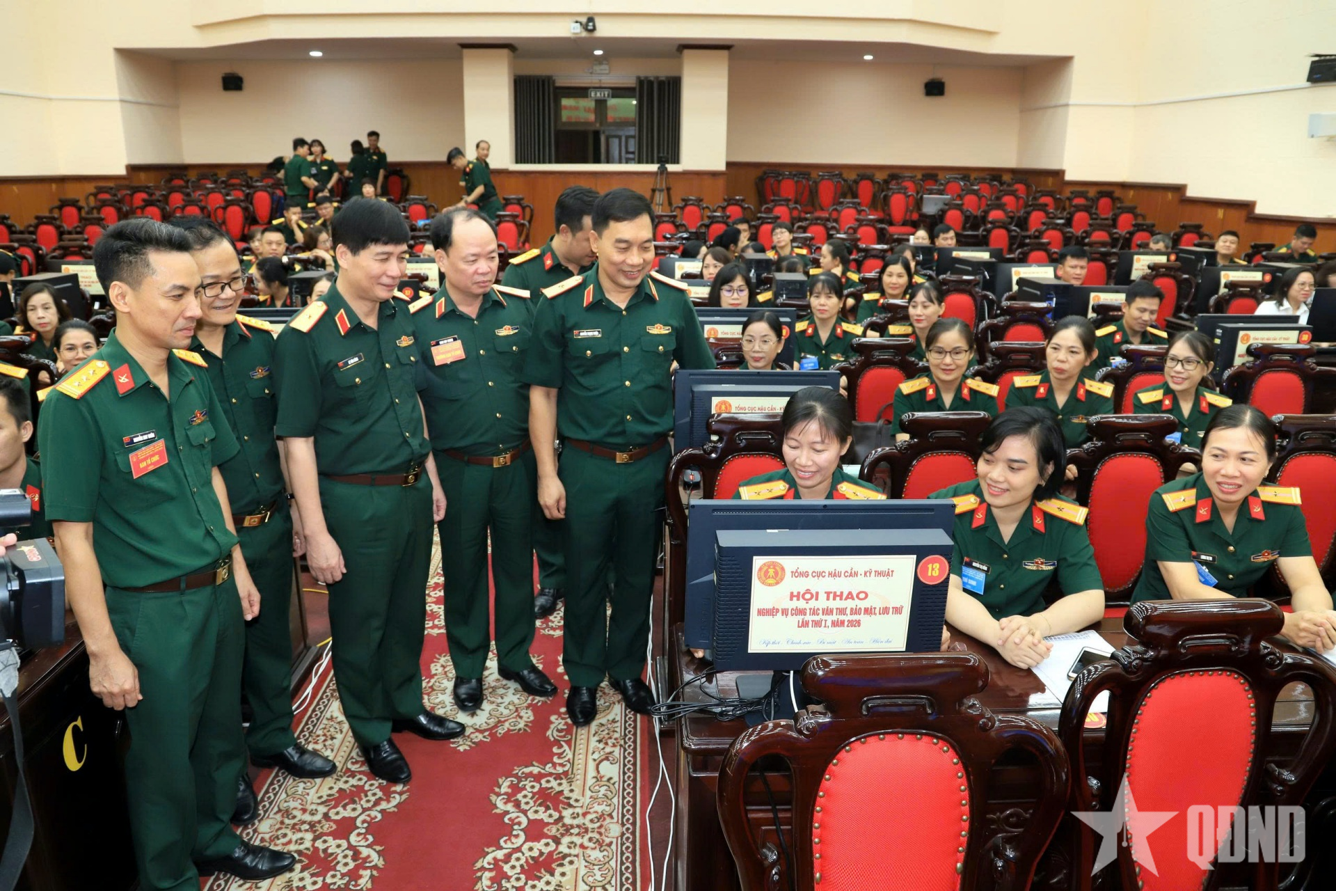 Tổng cục Hậu cần - Kỹ thuật khai mạc Hội thao nghiệp vụ công tác văn thư, bảo mật, lưu trữ