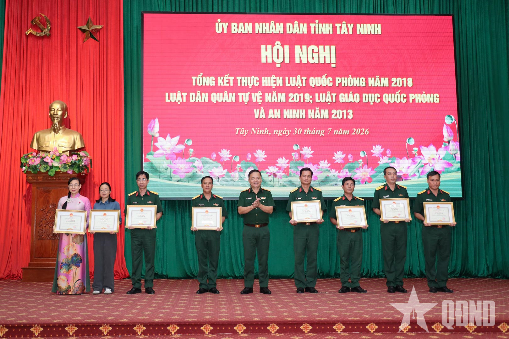 Tây Ninh tổng kết thực hiện các luật về quốc phòng, an ninh