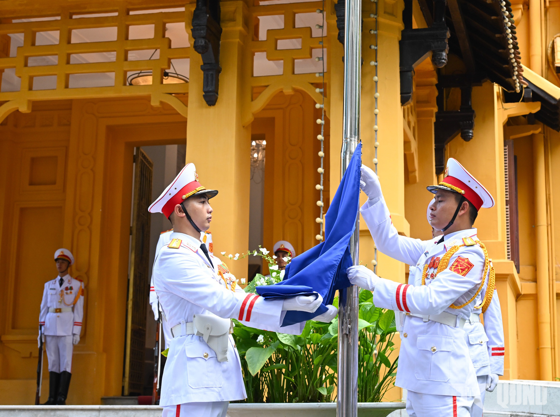 Lễ thượng cờ kỷ niệm 59 năm Ngày thành lập ASEAN