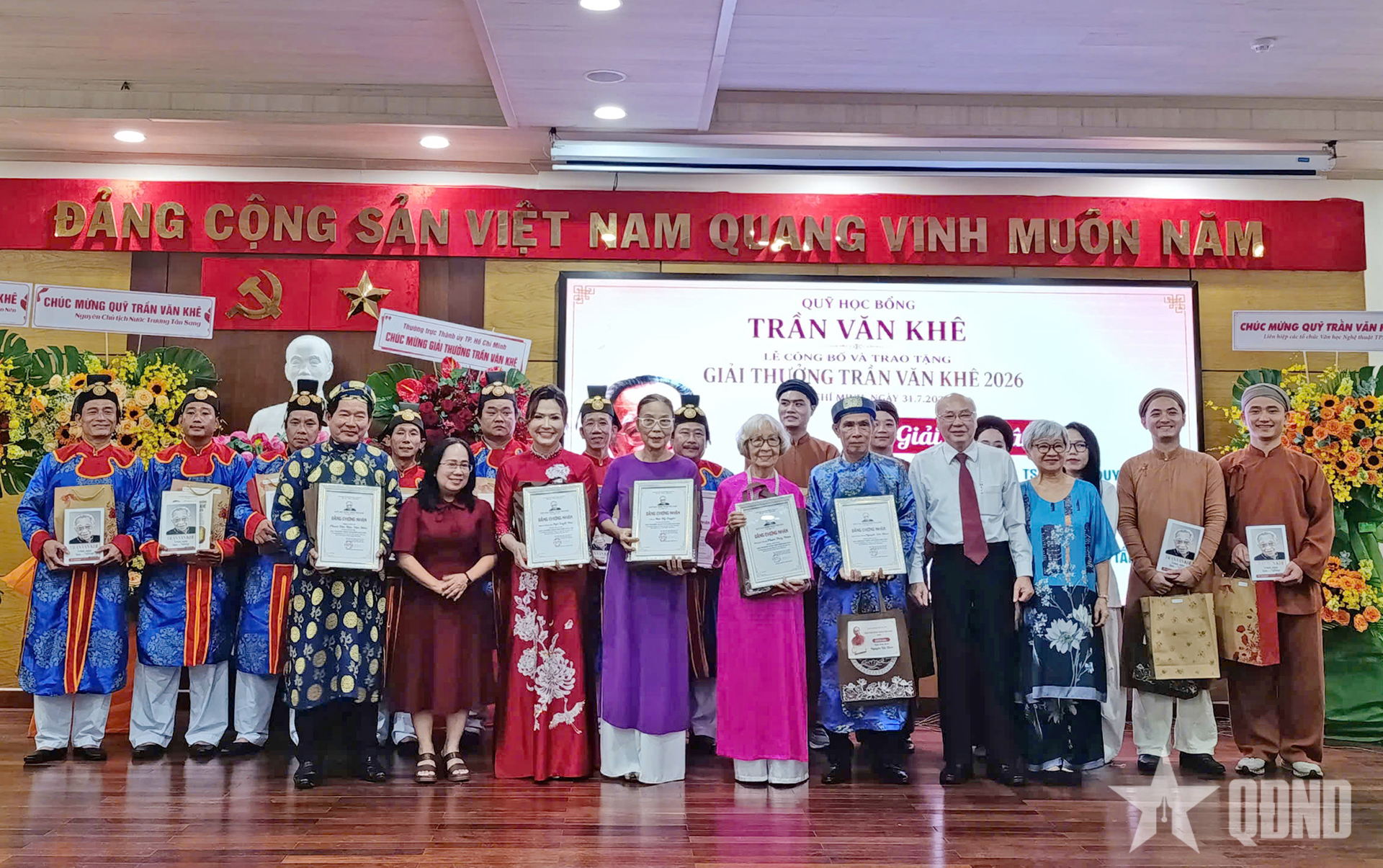 8 tập thể, cá nhân được trao Giải thưởng Trần Văn Khê năm 2026