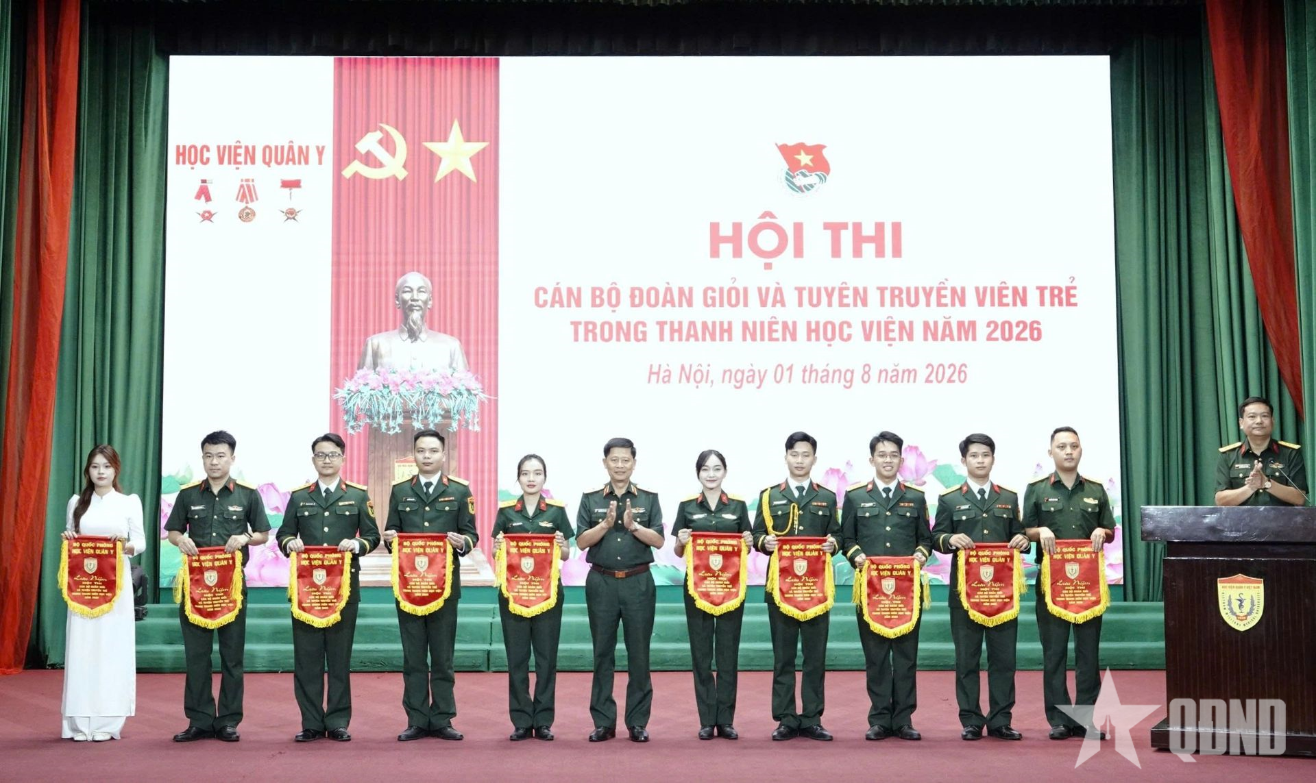 Học viện Quân y tổ chức thành công Hội thi cán bộ Đoàn giỏi và Tuyên truyền viên trẻ năm 2026