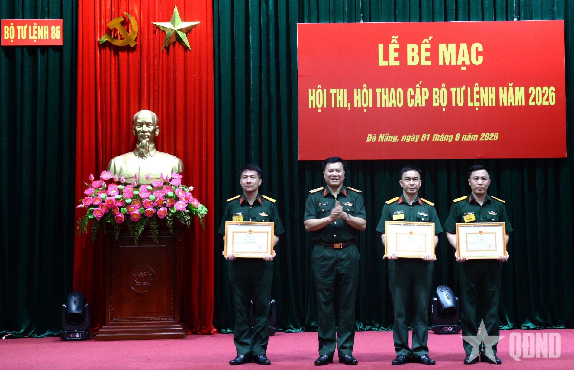 Bộ tư lệnh 86 bế mạc Hội thi Chỉ huy trưởng, chính ủy trung tâm và hội thao thể dục, thể thao 