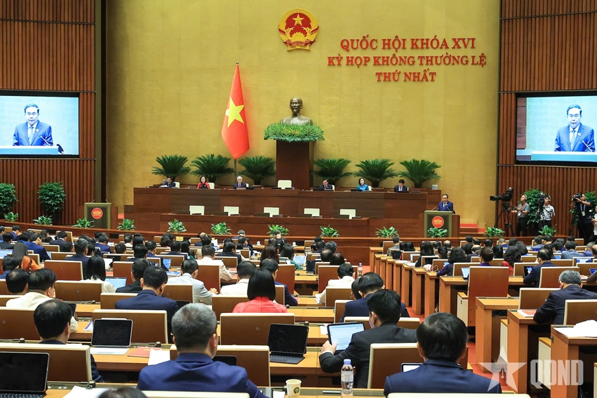 Phát biểu của Chủ tịch Quốc hội Trần Thanh Mẫn khai mạc Kỳ họp không thường lệ thứ nhất, Quốc hội khóa XVI