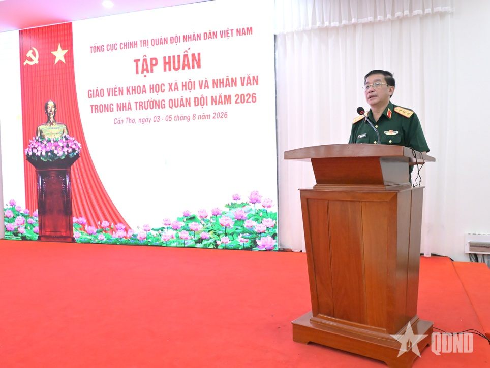 Khai mạc Tập huấn Giáo viên Khoa học xã hội và nhân văn trong Nhà trường Quân đội năm 2026

