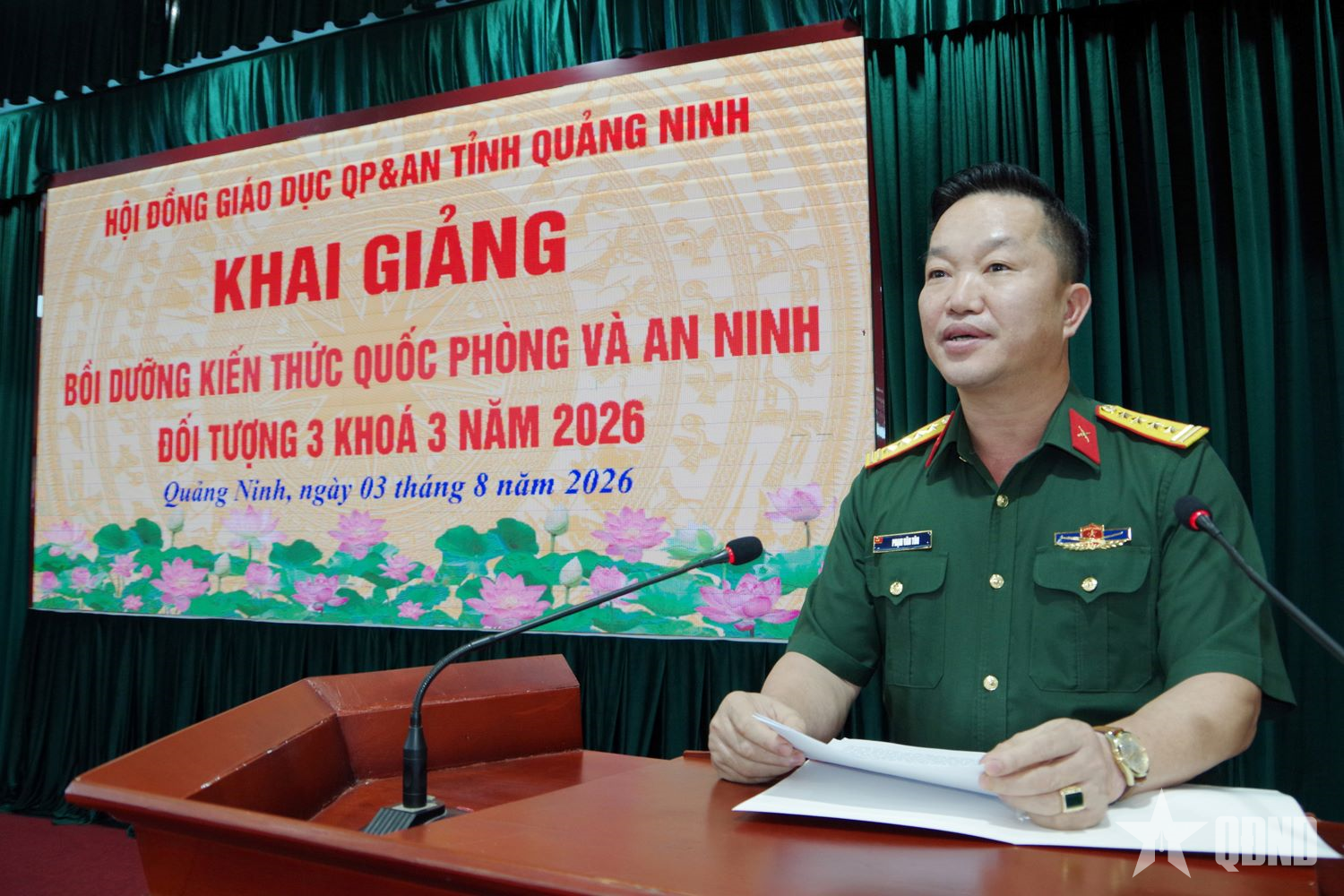 Quảng Ninh nâng cao kiến thức quốc phòng và an ninh cho cán bộ đối tượng 3
