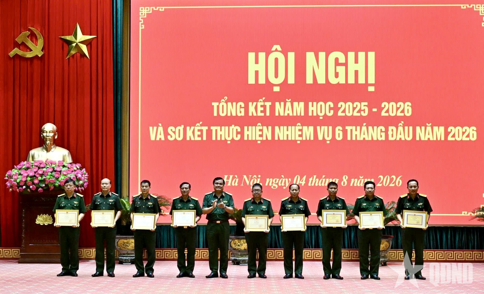 Học viện Quốc phòng tổng kết năm học 2025-2026 và sơ kết 6 tháng đầu năm 2026