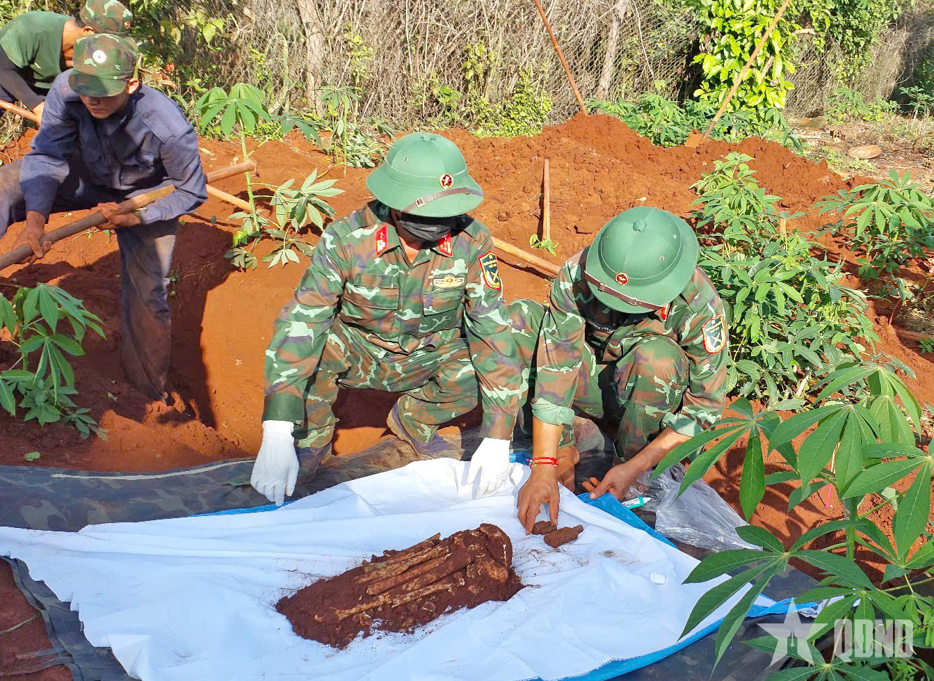 Gia Lai: Quy tập được 6 hài cốt liệt sĩ tại xã Ia Boòng