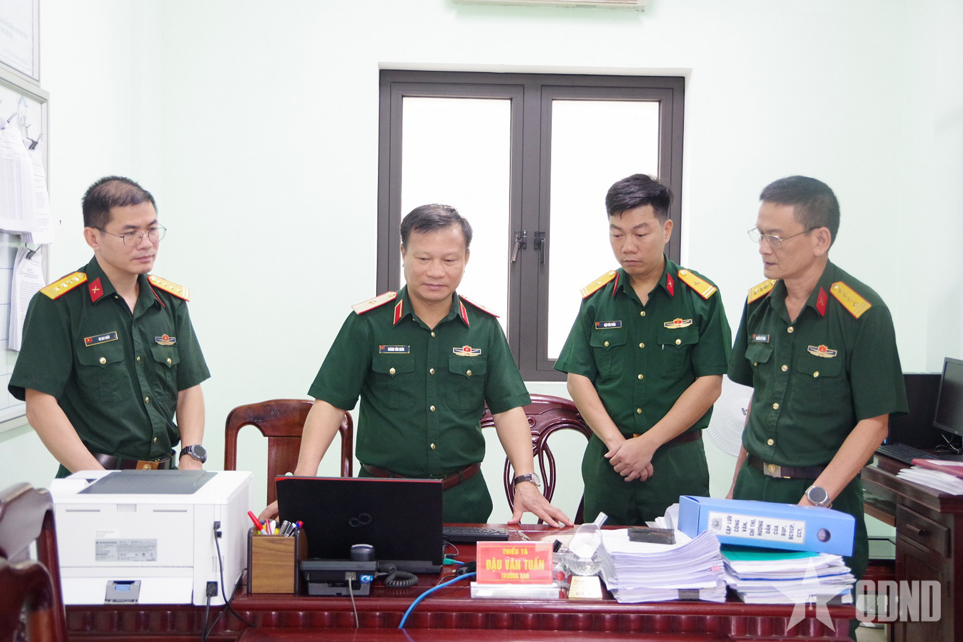 Bộ Tổng Tham mưu kiểm tra công tác bảo mật hệ thống thông tin quân sự của Bộ CHQS tỉnh Quảng Trị