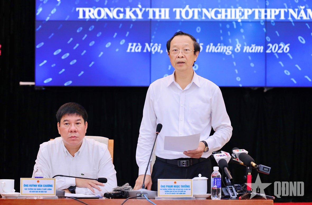 Bộ Giáo dục và Đào tạo nêu 3 nguyên tắc xử lý vụ điểm thi Trường THPT Chuyên Tuyên Quang


