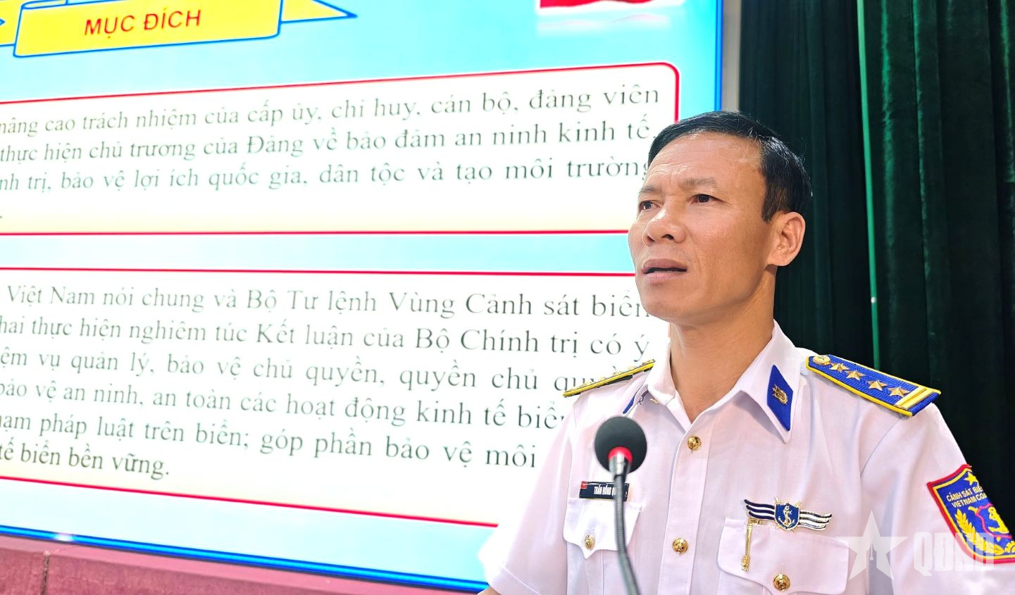 Đảng ủy Vùng Cảnh sát biển 2 quán triệt, triển khai thực hiện Kết luận số 54-KL/TW của Bộ Chính trị
