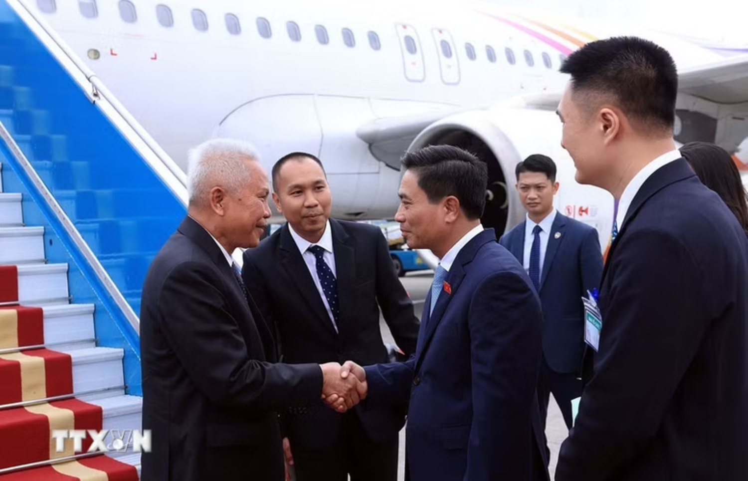 Chủ tịch Quốc hội kiêm Chủ tịch Hạ viện Vương quốc Thái Lan bắt đầu thăm chính thức Việt Nam