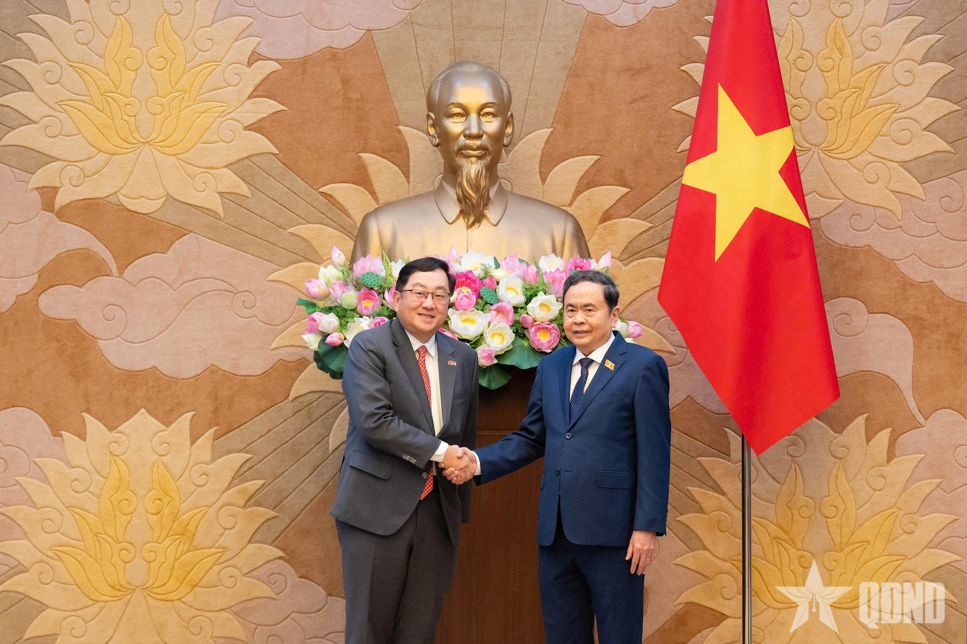 Chủ tịch Quốc hội Trần Thanh Mẫn tiếp Đại sứ Malaysia tới chào từ biệt
