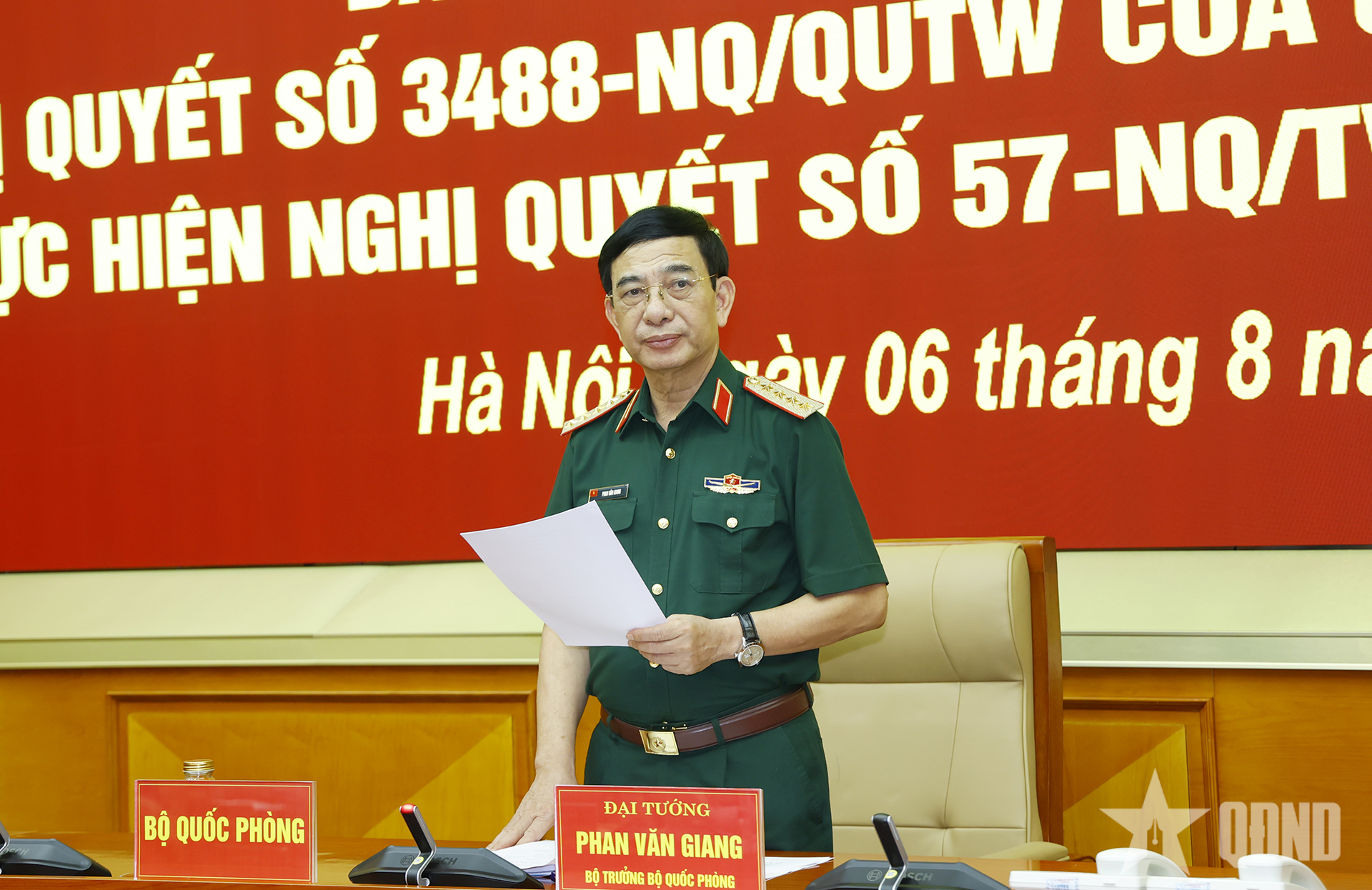 Đại tướng Phan Văn Giang: Tạo đột phá thực chất về khoa học, công nghệ, đổi mới sáng tạo trong Quân đội