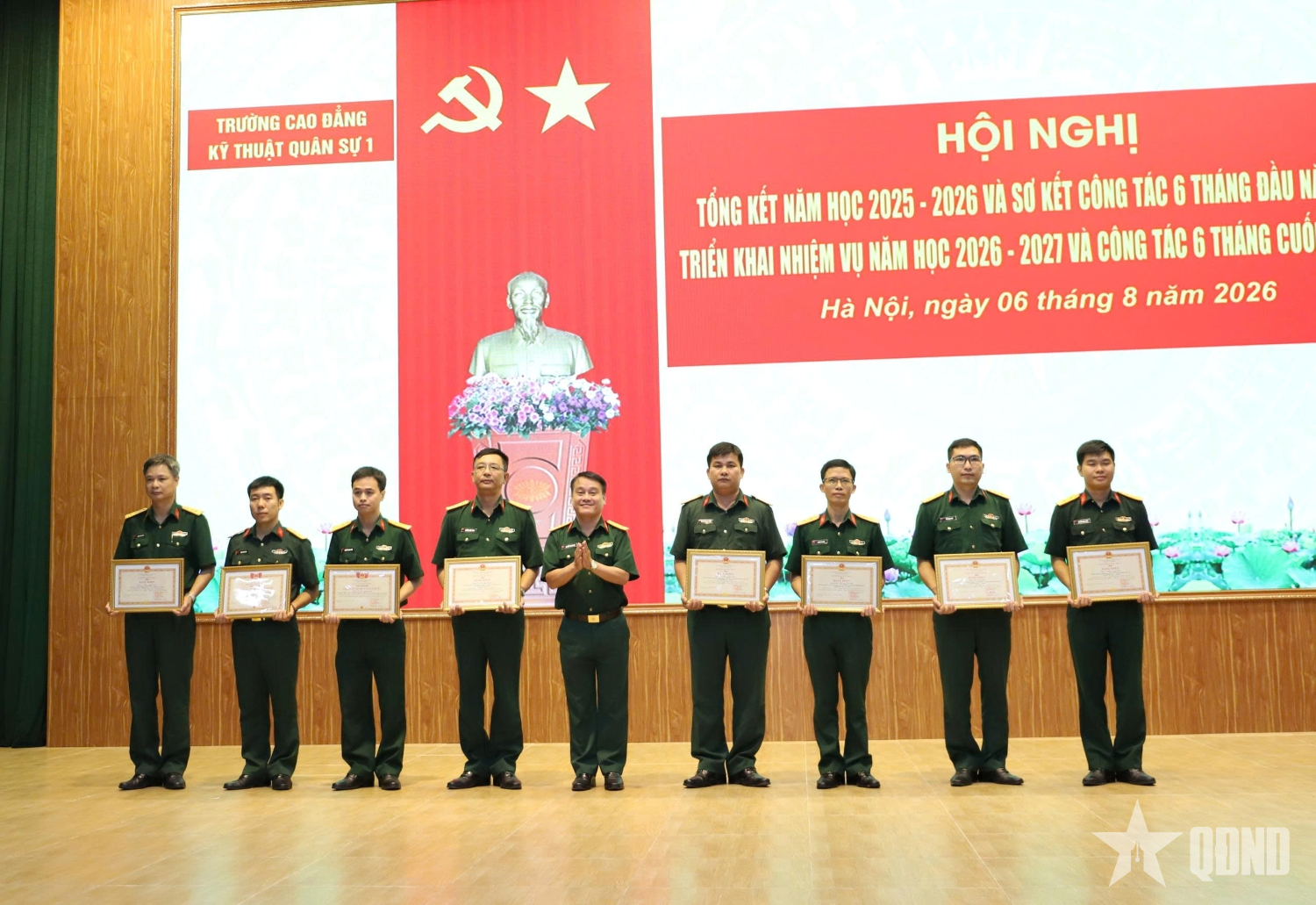 Trường Cao đẳng Kỹ thuật quân sự 1 tổng kết năm học 2025-2026
