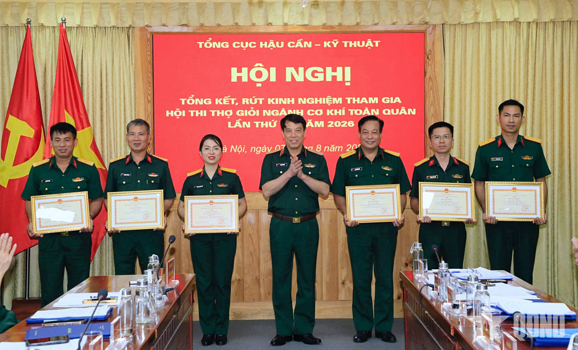 Tổng cục Hậu cần-Kỹ thuật rút kinh nghiệm tham gia Hội thi thợ giỏi ngành cơ khí toàn quân