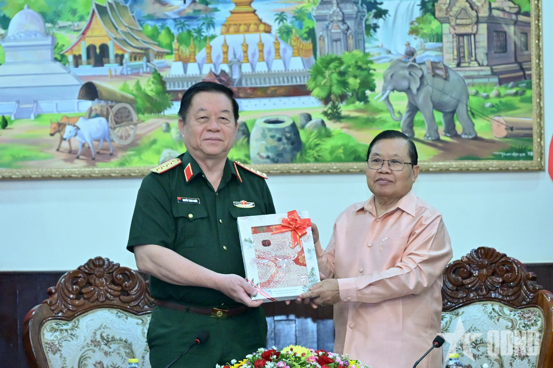 Thắt chặt tình đoàn kết giữa cựu chiến binh hai nước Việt Nam-Lào