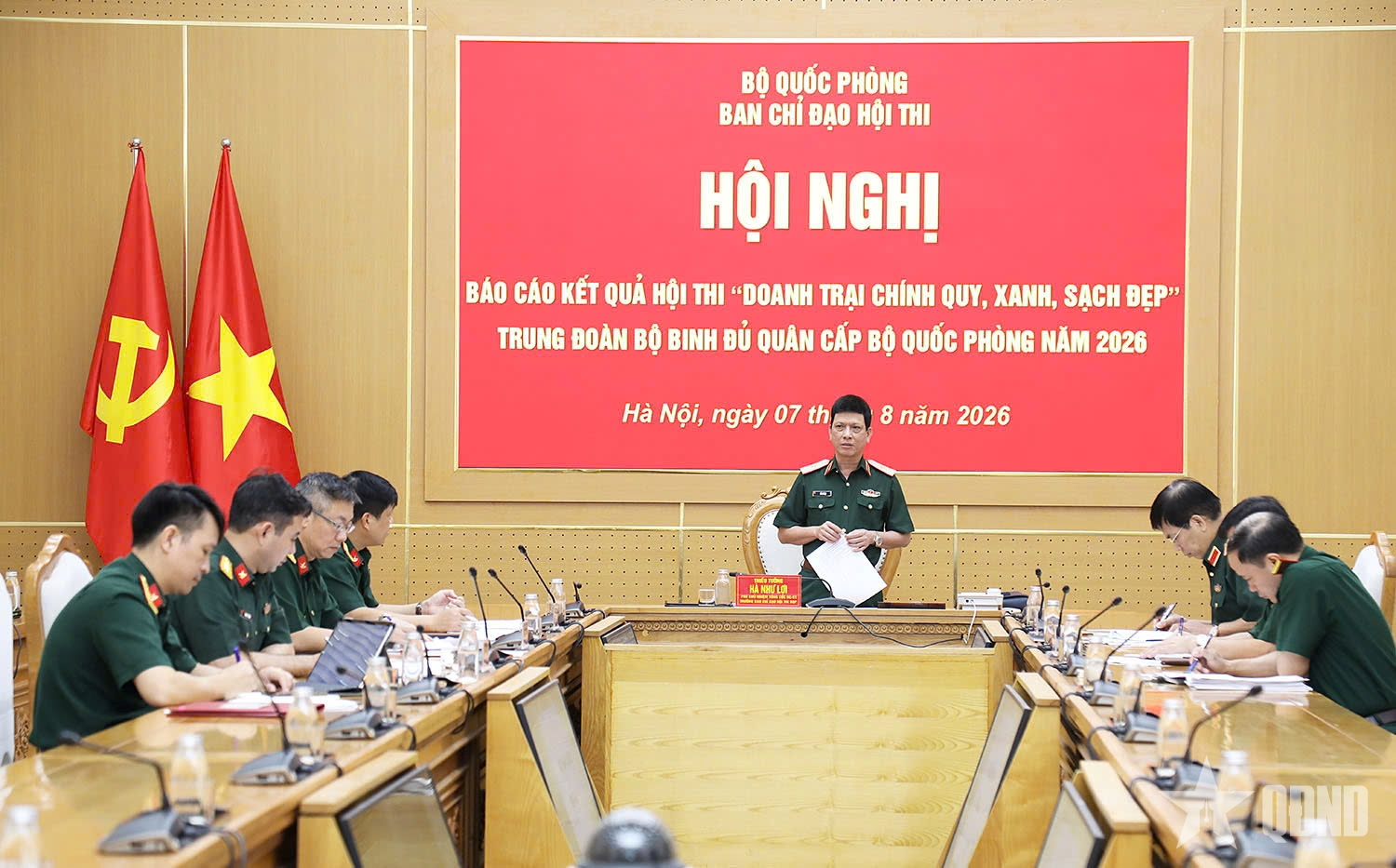Hoàn thành chấm thi Hội thi “Doanh trại chính quy, xanh, sạch, đẹp”