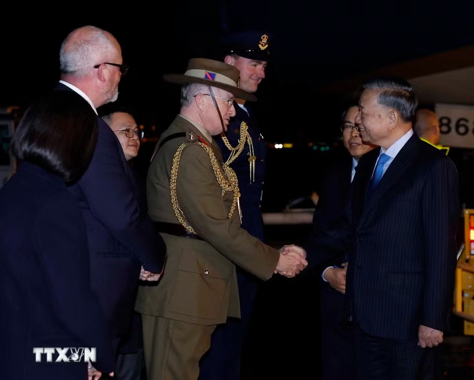Tổng Bí thư, Chủ tịch nước Tô Lâm tới Sydney, bắt đầu thăm cấp nhà nước Australia