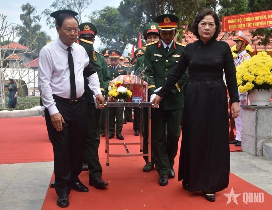 Lai Châu Truy điệu, an táng 47 hài cốt liệt sĩ