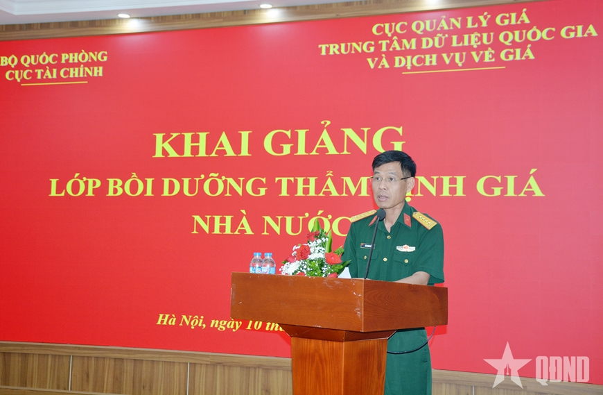 Bồi dưỡng nghiệp vụ thẩm định giá Nhà nước trong Bộ Quốc phòng