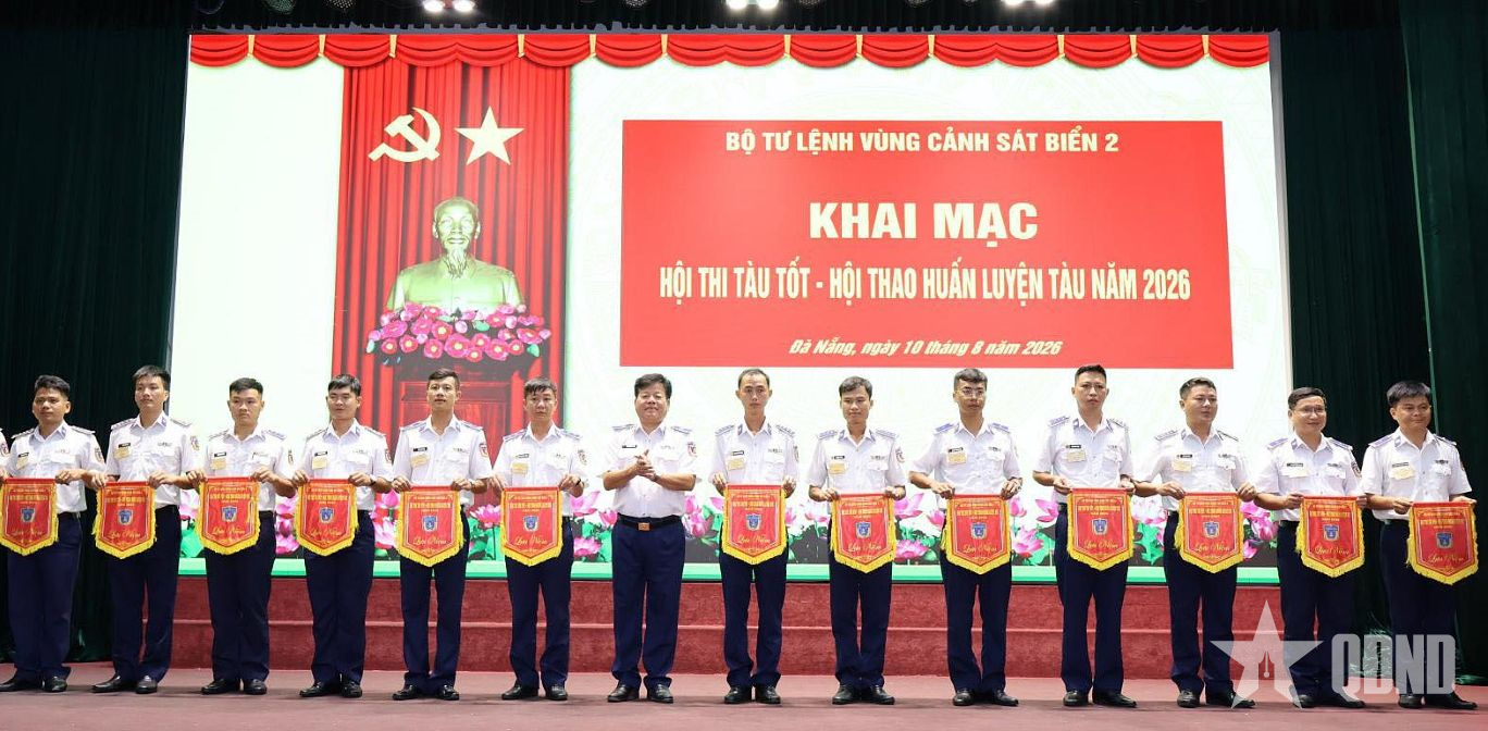 Vùng Cảnh sát biển 2 khai mạc Hội thi tàu tốt - hội thao huấn luyện tàu năm 2026