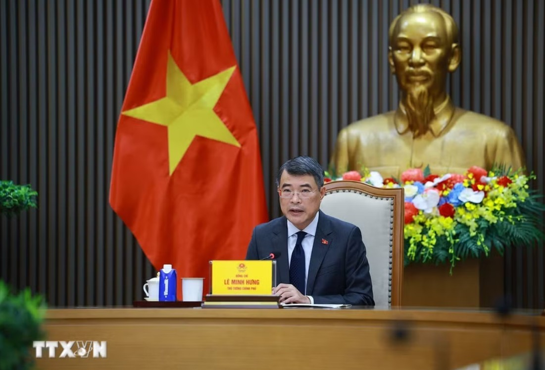 Thủ tướng Lê Minh Hưng điện đàm với Thủ tướng Hà Lan Rob Jetten